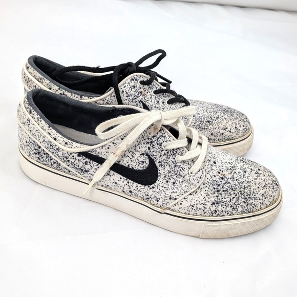 Nike Shoes - Nike Stefan Janoski Speckled Canvas‎ Skate Shoes Women's 8 Black White